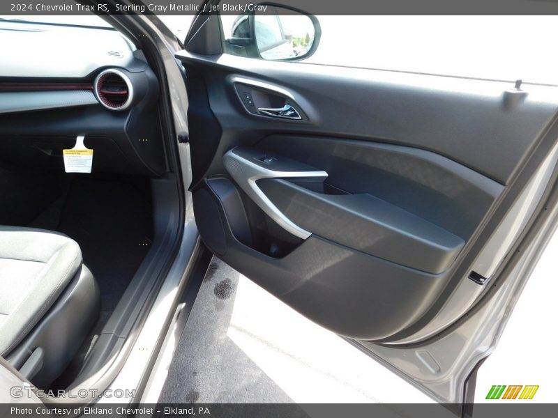 Sterling Gray Metallic / Jet Black/Gray 2024 Chevrolet Trax RS