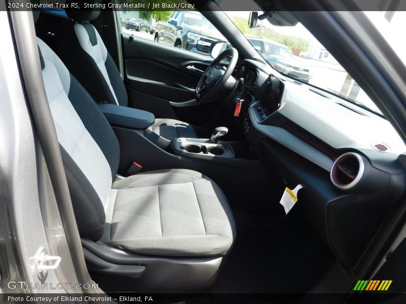Sterling Gray Metallic / Jet Black/Gray 2024 Chevrolet Trax RS