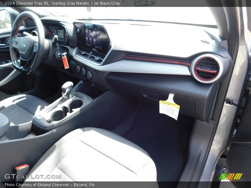 Sterling Gray Metallic / Jet Black/Gray 2024 Chevrolet Trax RS
