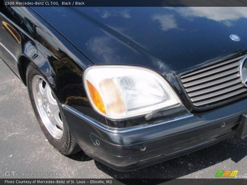 Black / Black 1998 Mercedes-Benz CL 500