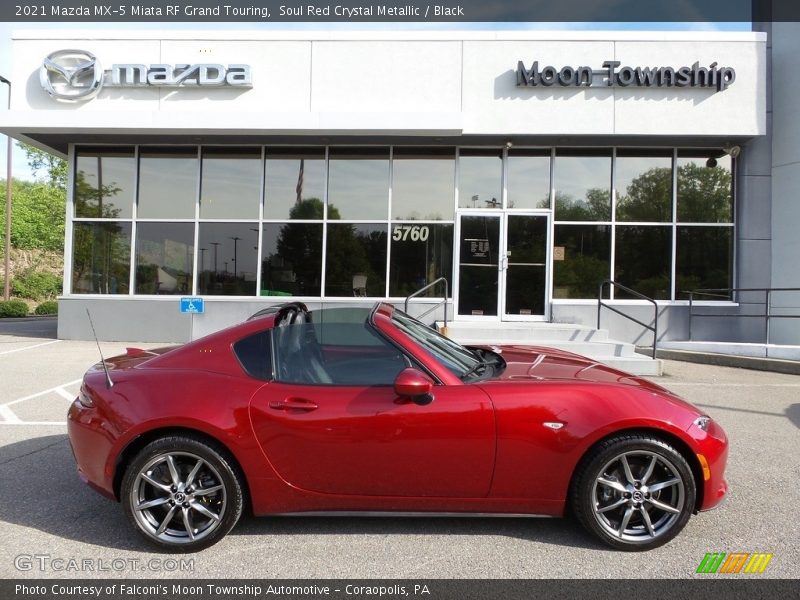 Soul Red Crystal Metallic / Black 2021 Mazda MX-5 Miata RF Grand Touring