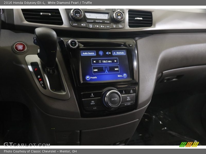 White Diamond Pearl / Truffle 2016 Honda Odyssey EX-L