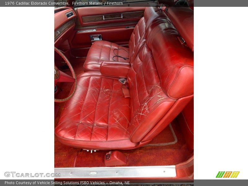  1976 Eldorado Convertible Firethorn Interior