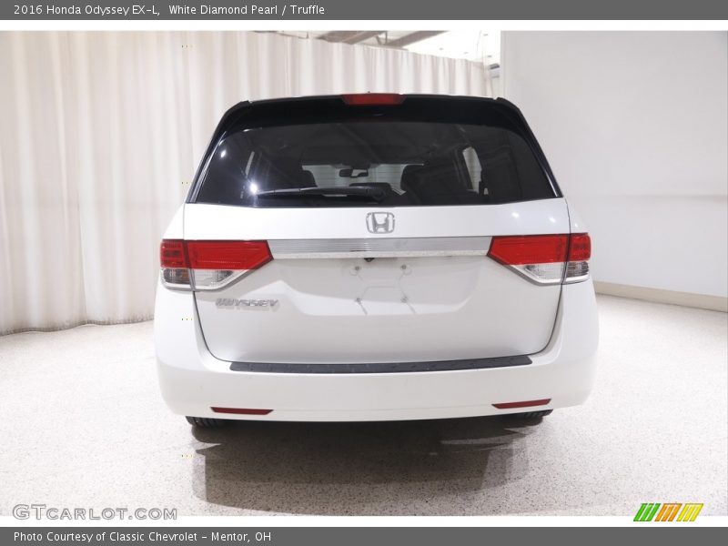 White Diamond Pearl / Truffle 2016 Honda Odyssey EX-L