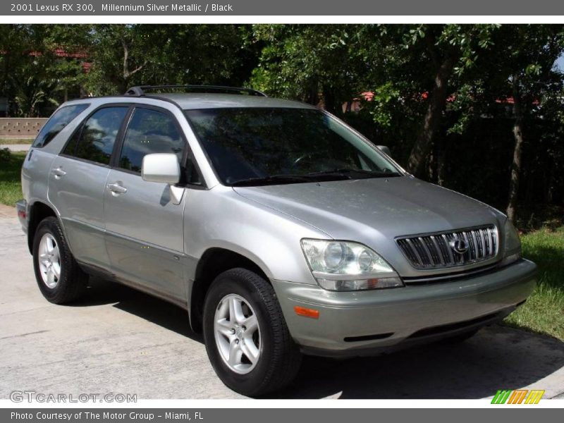Millennium Silver Metallic / Black 2001 Lexus RX 300