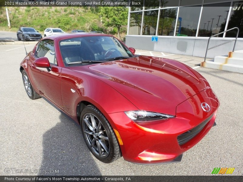 Soul Red Crystal Metallic / Black 2021 Mazda MX-5 Miata RF Grand Touring
