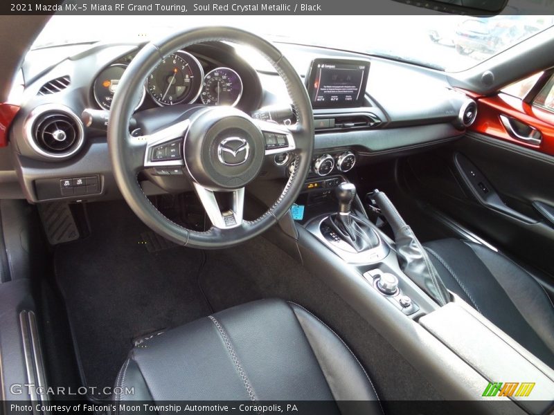  2021 MX-5 Miata RF Grand Touring Black Interior