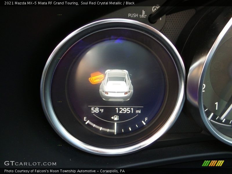 Soul Red Crystal Metallic / Black 2021 Mazda MX-5 Miata RF Grand Touring