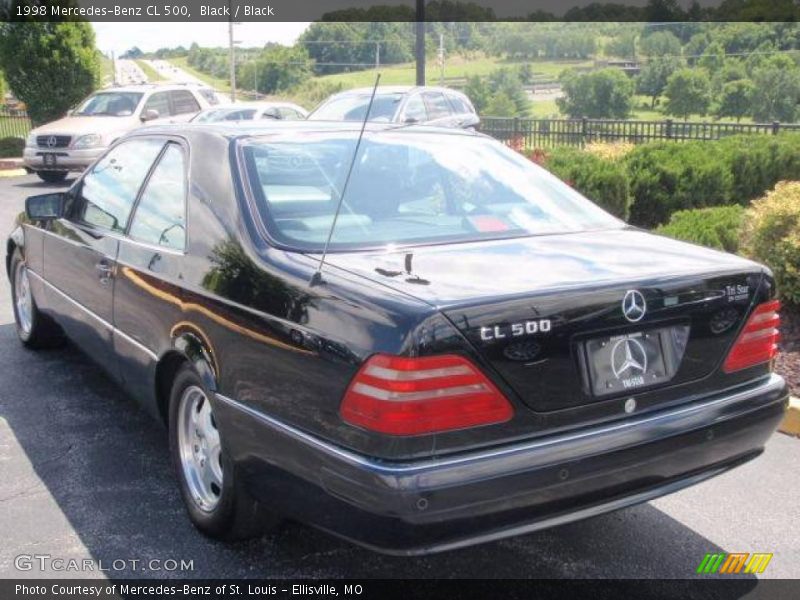 Black / Black 1998 Mercedes-Benz CL 500