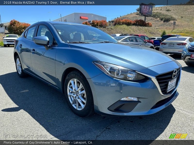 Eternal Blue Mica / Black 2018 Mazda MAZDA3 Touring 5 Door