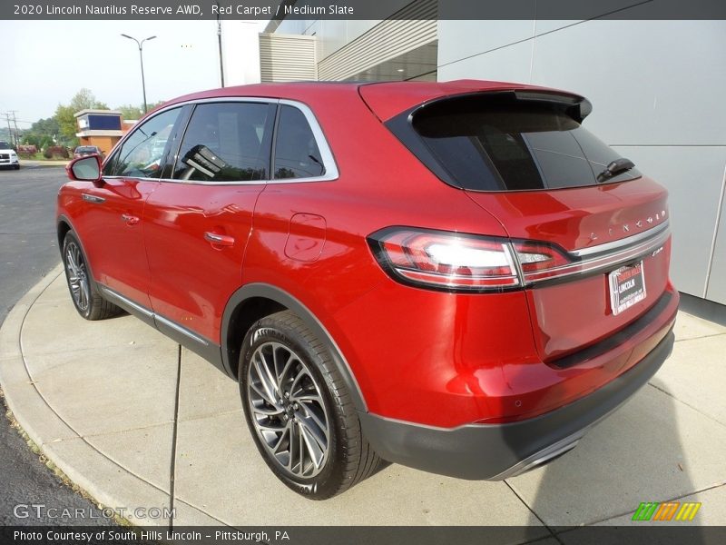 Red Carpet / Medium Slate 2020 Lincoln Nautilus Reserve AWD