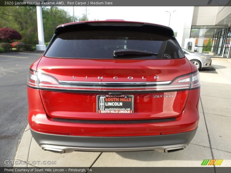 Red Carpet / Medium Slate 2020 Lincoln Nautilus Reserve AWD