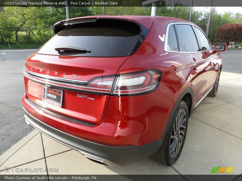 Red Carpet / Medium Slate 2020 Lincoln Nautilus Reserve AWD