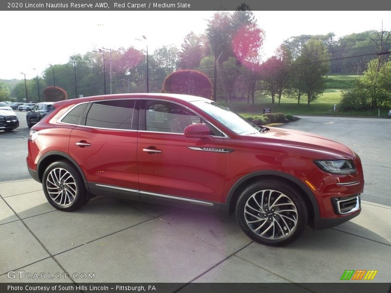 Red Carpet / Medium Slate 2020 Lincoln Nautilus Reserve AWD