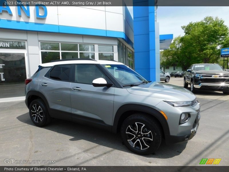 Sterling Gray / Jet Black 2023 Chevrolet TrailBlazer ACTIV AWD