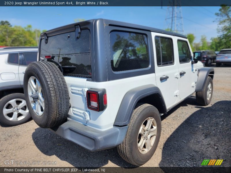 Bright White / Black 2020 Jeep Wrangler Unlimited Sport 4x4