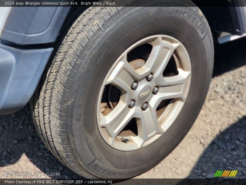 Bright White / Black 2020 Jeep Wrangler Unlimited Sport 4x4