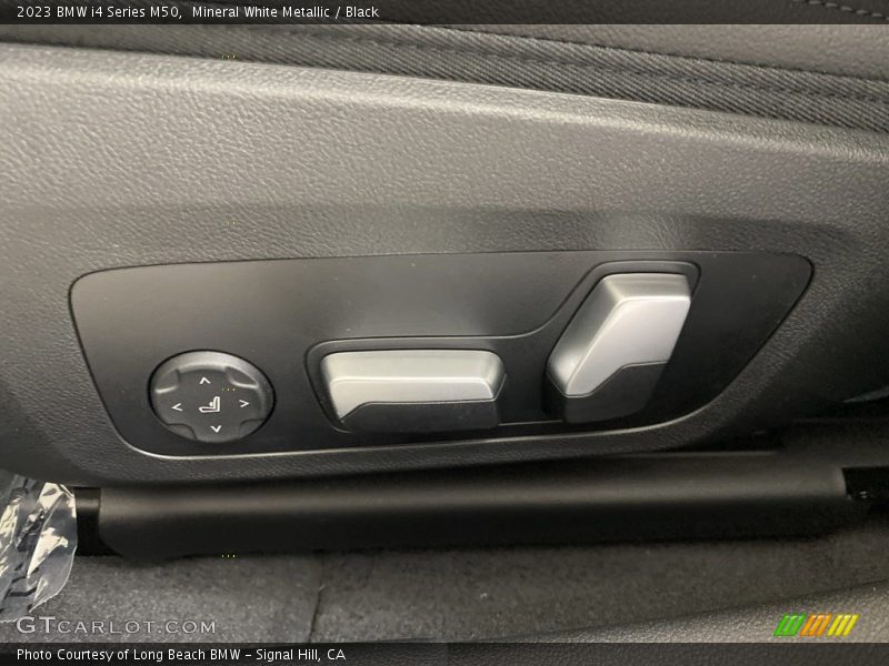 Mineral White Metallic / Black 2023 BMW i4 Series M50