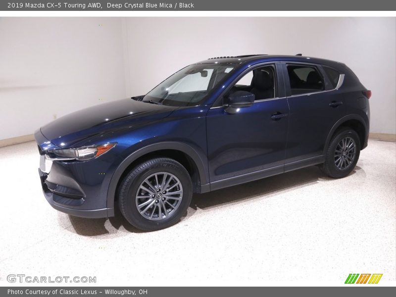 Deep Crystal Blue Mica / Black 2019 Mazda CX-5 Touring AWD