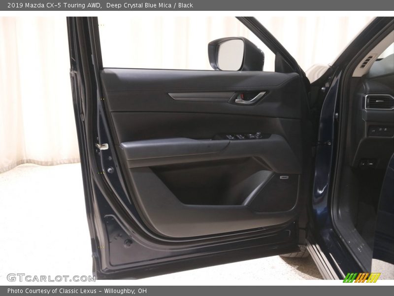 Deep Crystal Blue Mica / Black 2019 Mazda CX-5 Touring AWD