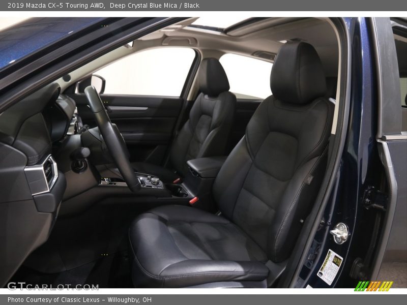 Deep Crystal Blue Mica / Black 2019 Mazda CX-5 Touring AWD