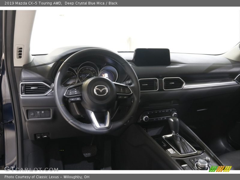 Deep Crystal Blue Mica / Black 2019 Mazda CX-5 Touring AWD