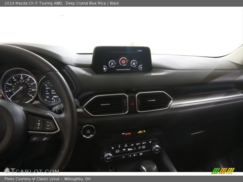 Deep Crystal Blue Mica / Black 2019 Mazda CX-5 Touring AWD