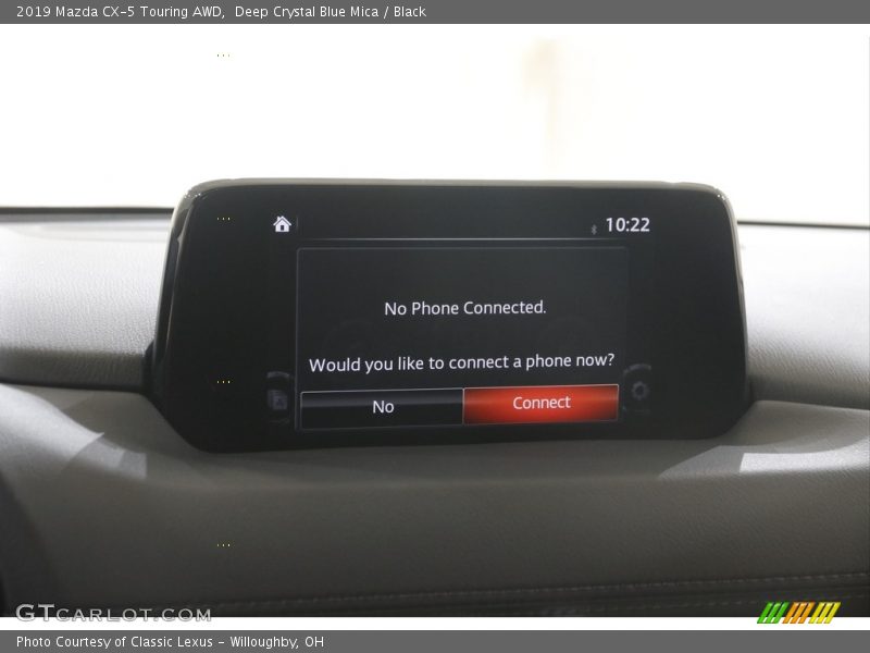 Deep Crystal Blue Mica / Black 2019 Mazda CX-5 Touring AWD