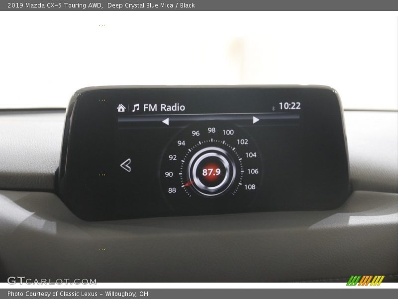 Deep Crystal Blue Mica / Black 2019 Mazda CX-5 Touring AWD