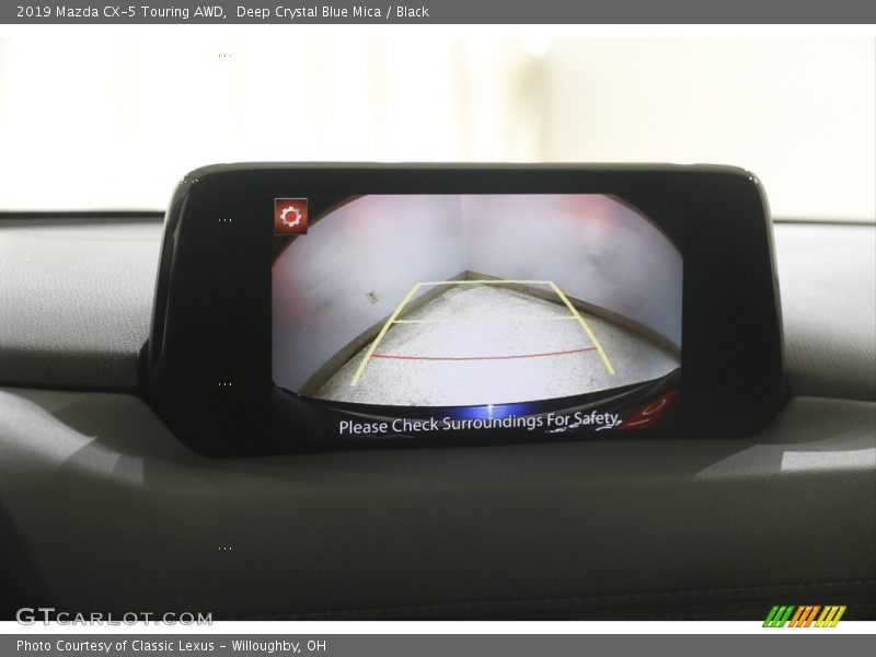 Deep Crystal Blue Mica / Black 2019 Mazda CX-5 Touring AWD