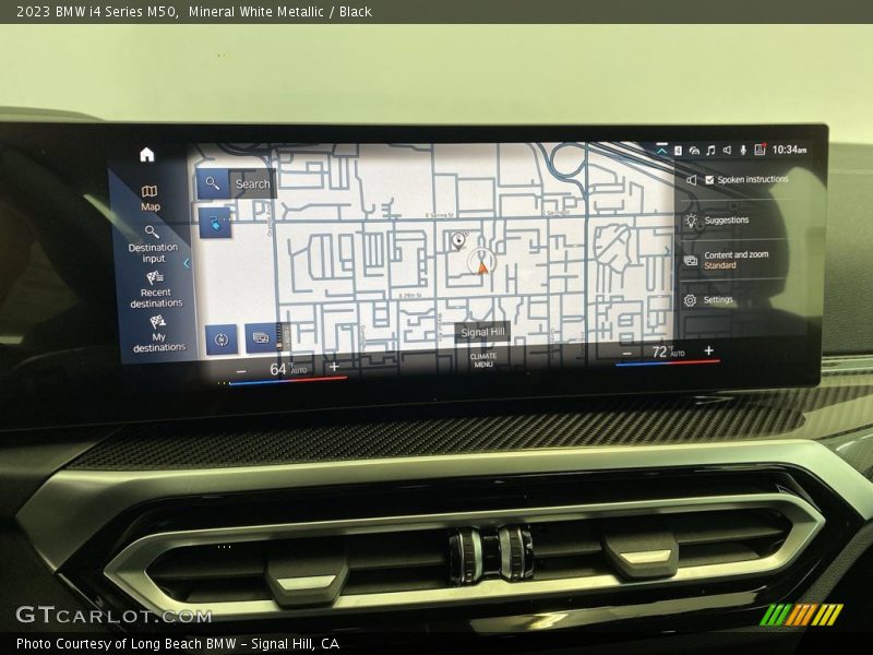 Navigation of 2023 i4 Series M50