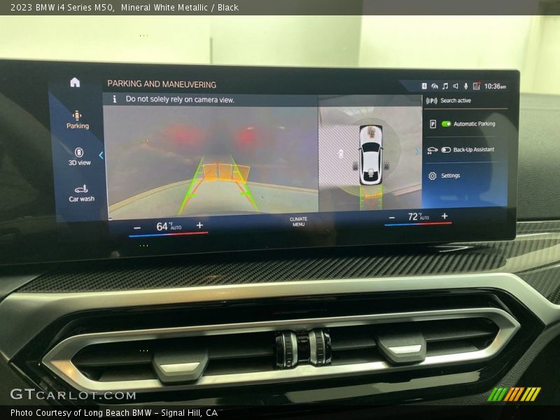 Controls of 2023 i4 Series M50