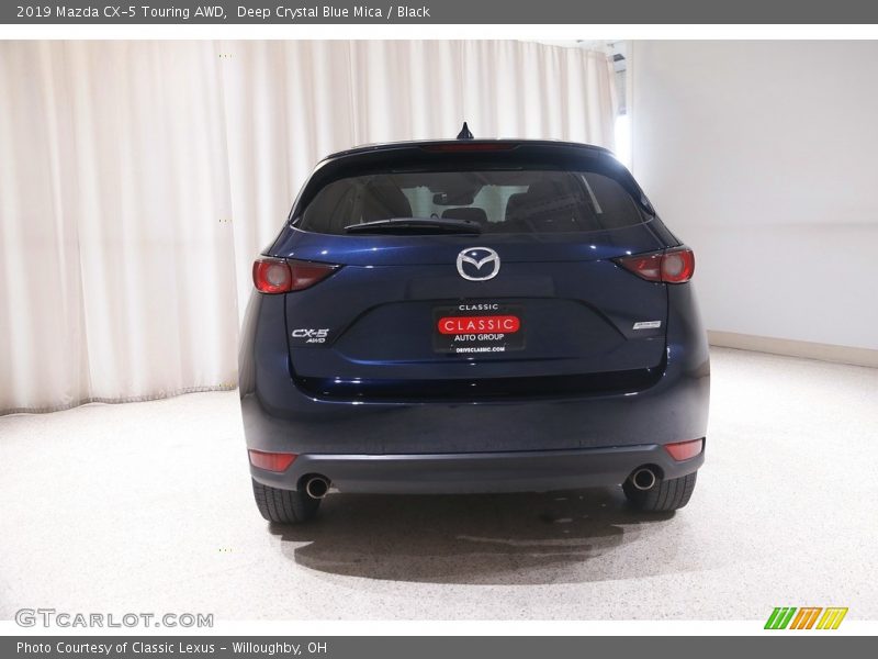 Deep Crystal Blue Mica / Black 2019 Mazda CX-5 Touring AWD