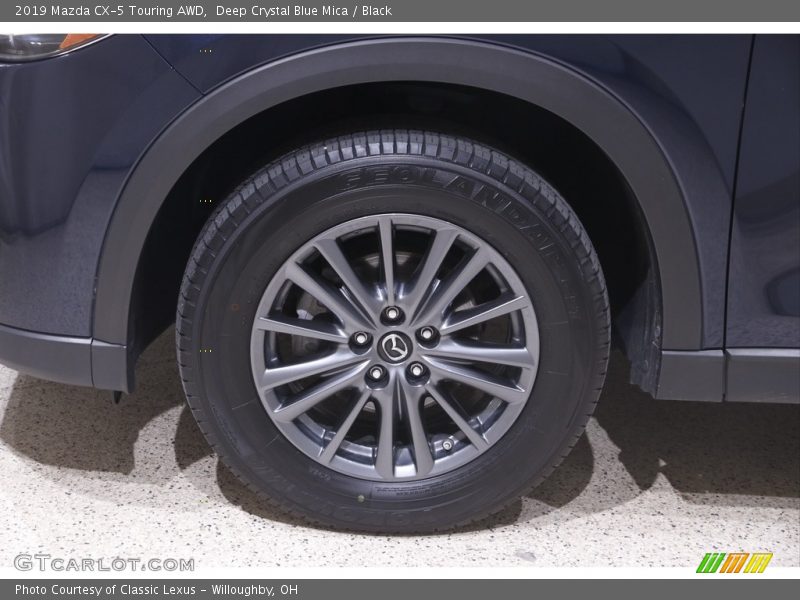 Deep Crystal Blue Mica / Black 2019 Mazda CX-5 Touring AWD