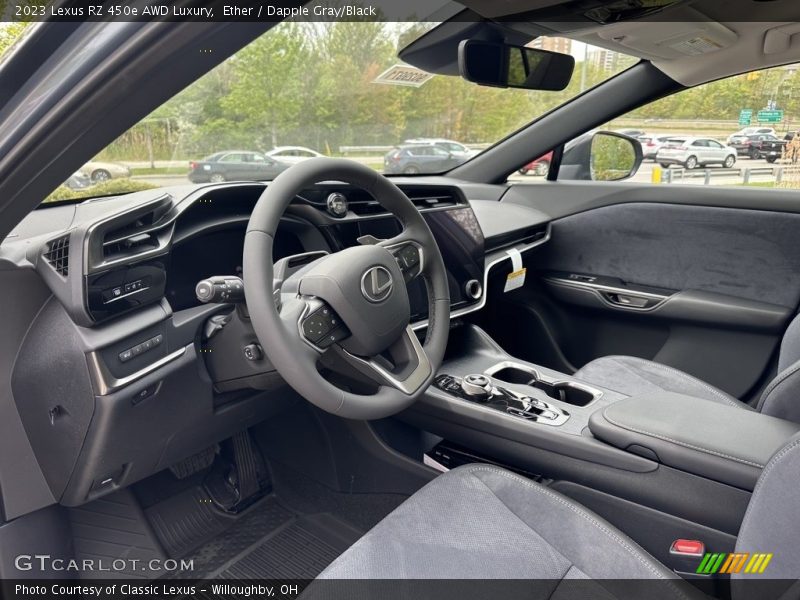  2023 RZ 450e AWD Luxury Dapple Gray/Black Interior