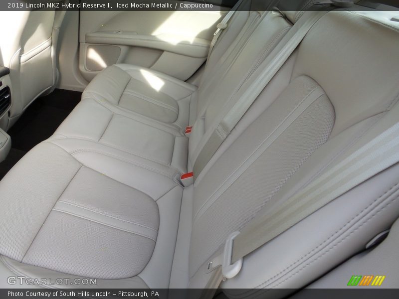 Rear Seat of 2019 MKZ Hybrid Reserve II