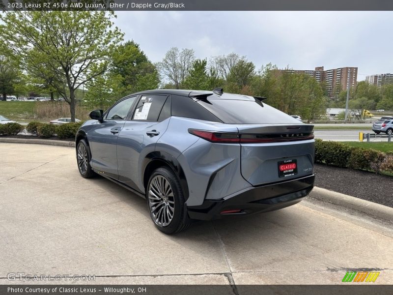 Ether / Dapple Gray/Black 2023 Lexus RZ 450e AWD Luxury