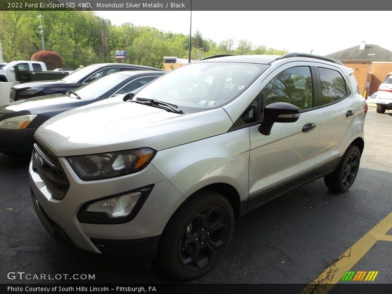 Moondust Silver Metallic / Black 2022 Ford EcoSport SES 4WD