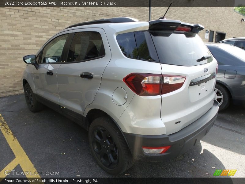 Moondust Silver Metallic / Black 2022 Ford EcoSport SES 4WD