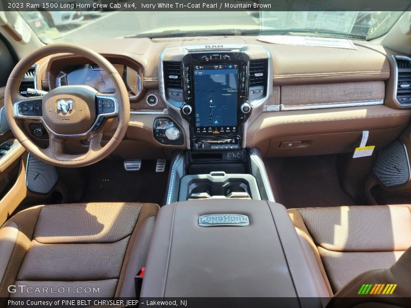  2023 1500 Long Horn Crew Cab 4x4 Mountain Brown Interior