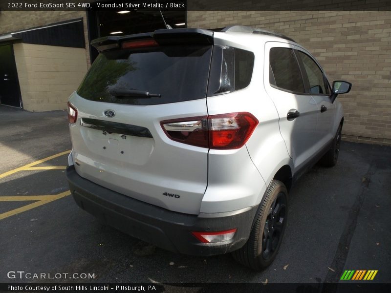 Moondust Silver Metallic / Black 2022 Ford EcoSport SES 4WD