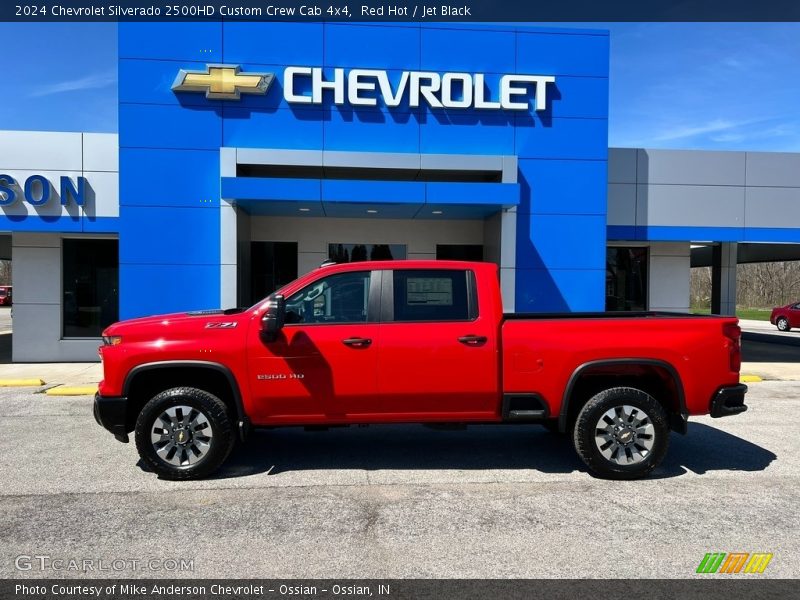  2024 Silverado 2500HD Custom Crew Cab 4x4 Red Hot