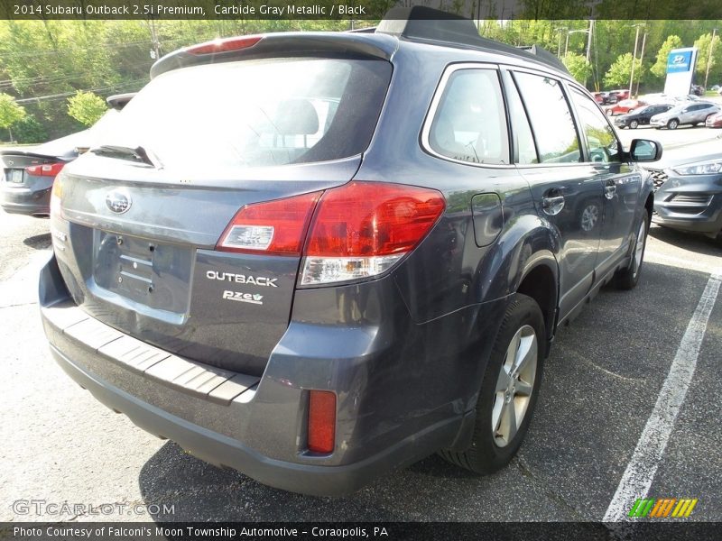 Carbide Gray Metallic / Black 2014 Subaru Outback 2.5i Premium