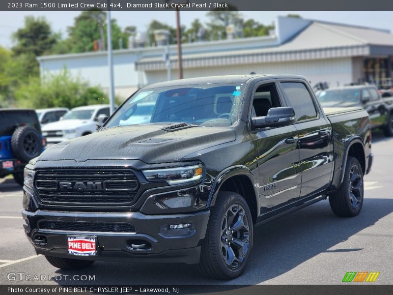 Diamond Black Crystal Pearl / Black 2023 Ram 1500 Limited Crew Cab 4x4