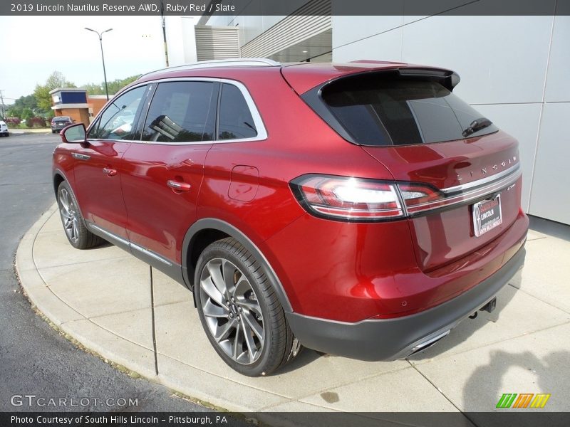 Ruby Red / Slate 2019 Lincoln Nautilus Reserve AWD