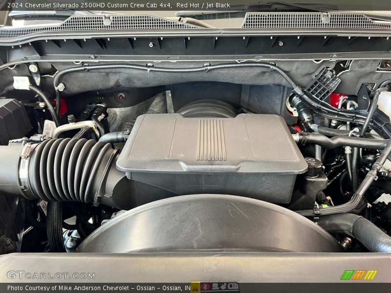 Red Hot / Jet Black 2024 Chevrolet Silverado 2500HD Custom Crew Cab 4x4