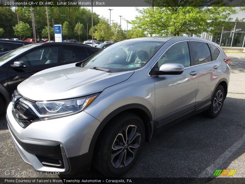 Lunar Silver Metallic / Black 2020 Honda CR-V EX AWD