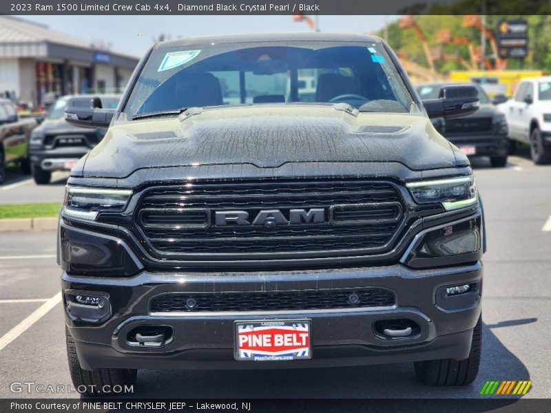 Diamond Black Crystal Pearl / Black 2023 Ram 1500 Limited Crew Cab 4x4