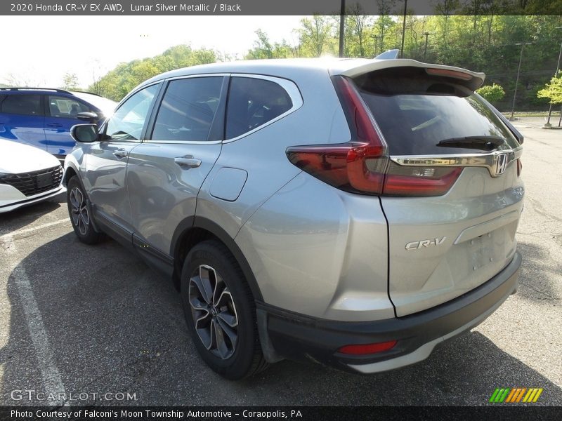 Lunar Silver Metallic / Black 2020 Honda CR-V EX AWD