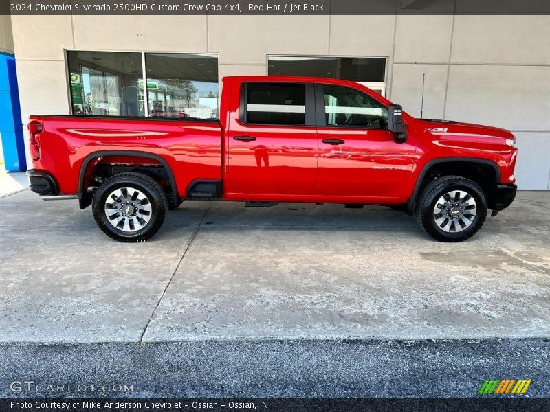  2024 Silverado 2500HD Custom Crew Cab 4x4 Red Hot